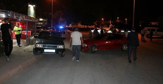 Drift atan kişiler ortalığı birbirine kattı