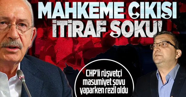 CHP'nin rüşvetçi Çan Belediye Başkanı Bülent Öz'den masumiyet şovu