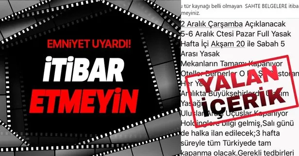 Emniyet uyardı: İtibar etmeyin