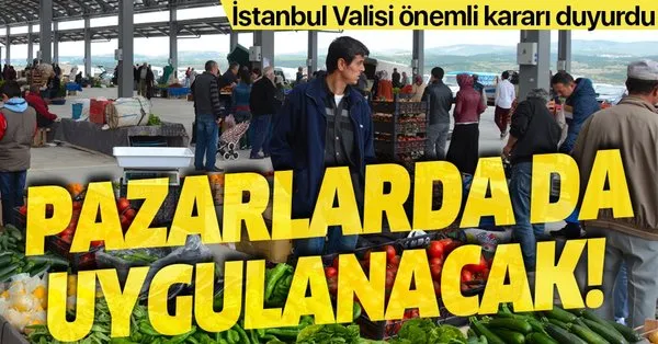 Istanbul Da Pazarlarda Yeni Uygulama Semt Pazarlarinda Hes Kodu Uygulamasi Basladi Takvim