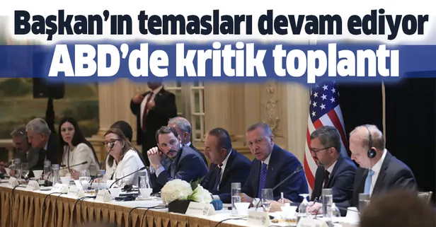 Başkan Erdoğan ABD'de kritik toplantıya katıldı