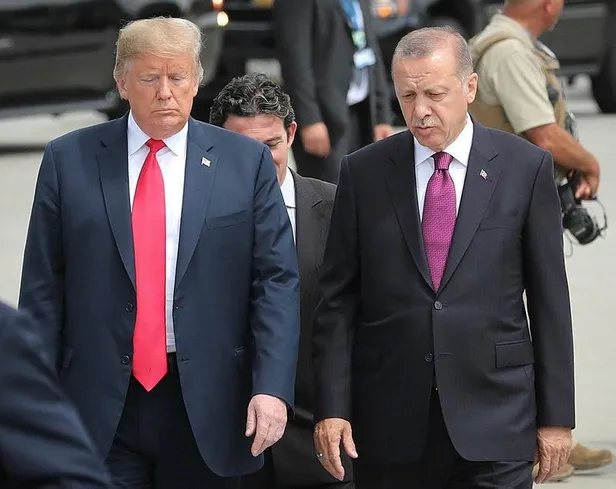 Son dakika: Cumhurbaşkanı Erdoğan, Trump'la görüştü-1