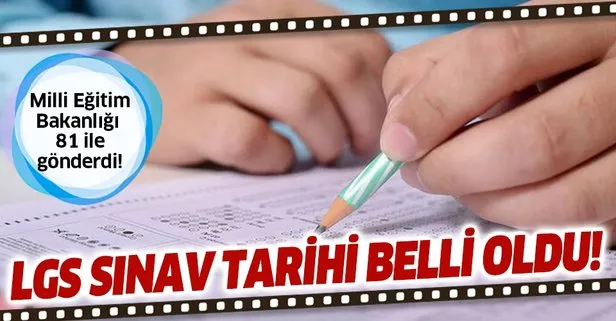 Milli Egitim Bakanligi 81 Ile Gonderdi Lgs 6 Haziran 2021 Pazar Gunu Yapilacak Takvim