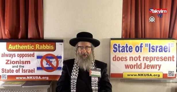 İşgalci İsrail'e Haham Yisroel Dovid Weiss'ten sert tepki: "Onlar devletlerini Araplardan çalarak kuruyor"