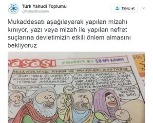 Türk Yahudi Toplumu’ndan Sözcü’ye kınama