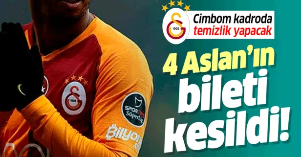 Galatasaray 4 yıldızı ile sözleşme yenilemeyecek