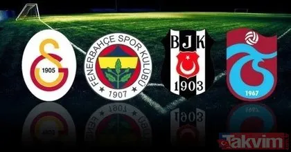 İşte Fenerbahçe, Galatasaray, Beşiktaş ve Trabzonspor’da sözleşmesi sona erecek futbolcuların listesi