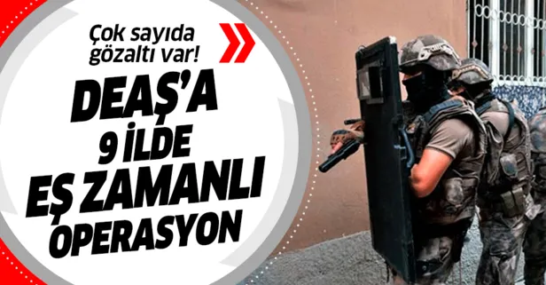 Diyarbakır merkezli 9 ilde DEAŞ’a operasyon: 22 gözaltı