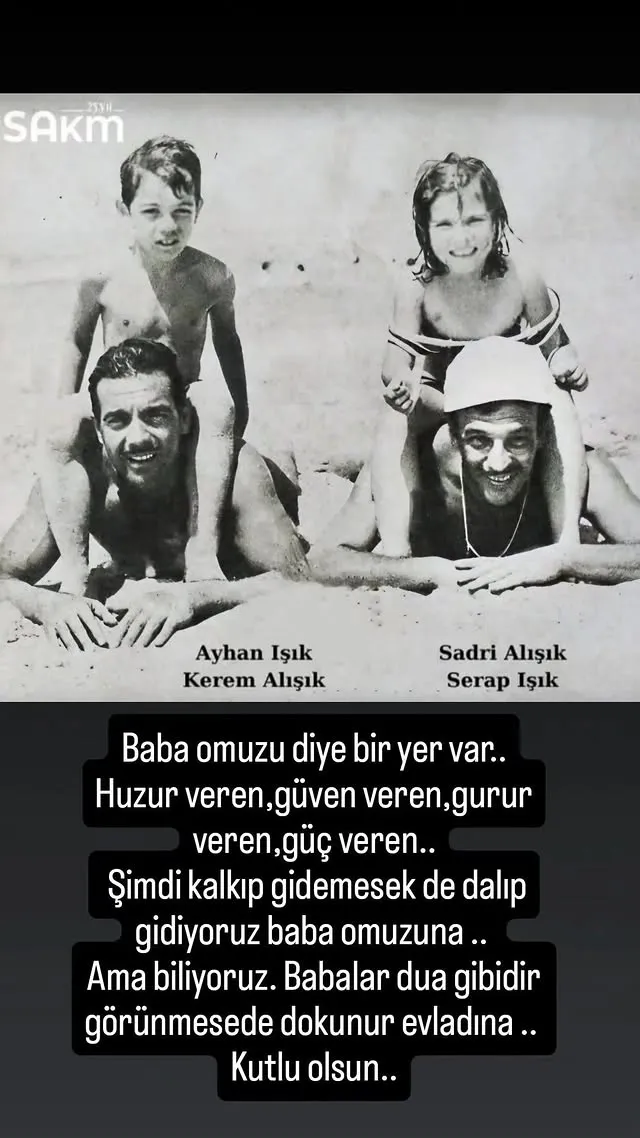 1782038806923.jpg Ünlülerden duygu yüklü Babalar Günü paylaşımları: Hem kutlama hem özlem bir arada I "Babalar dua gibidir görünmese de dokunur evladına"-6