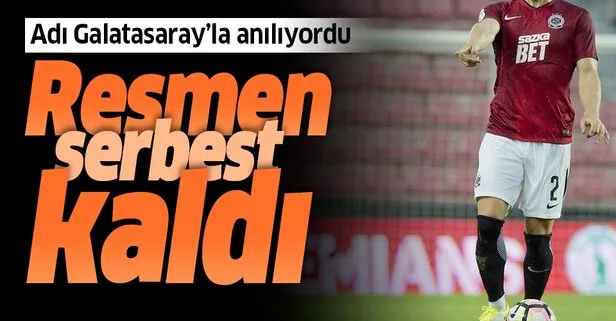 Son dakika: Adı Galatasaray’la anılıyordu! Resmen serbest kaldı