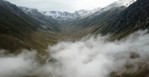 Yılın ilk karı Rize Kaçkar Dağları'na düştü