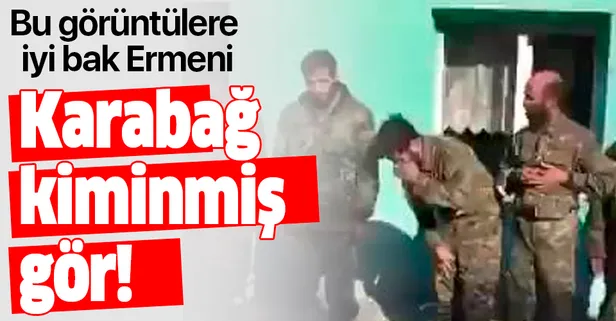 Azerbaycanlı askerler Ermenistan ordusuna Karabağ'ın kime ait olduğunu gösterdi!