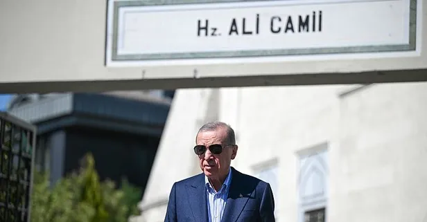 Başkan Erdoğan cuma namazını Hz. Ali Camisi'nde kıldı