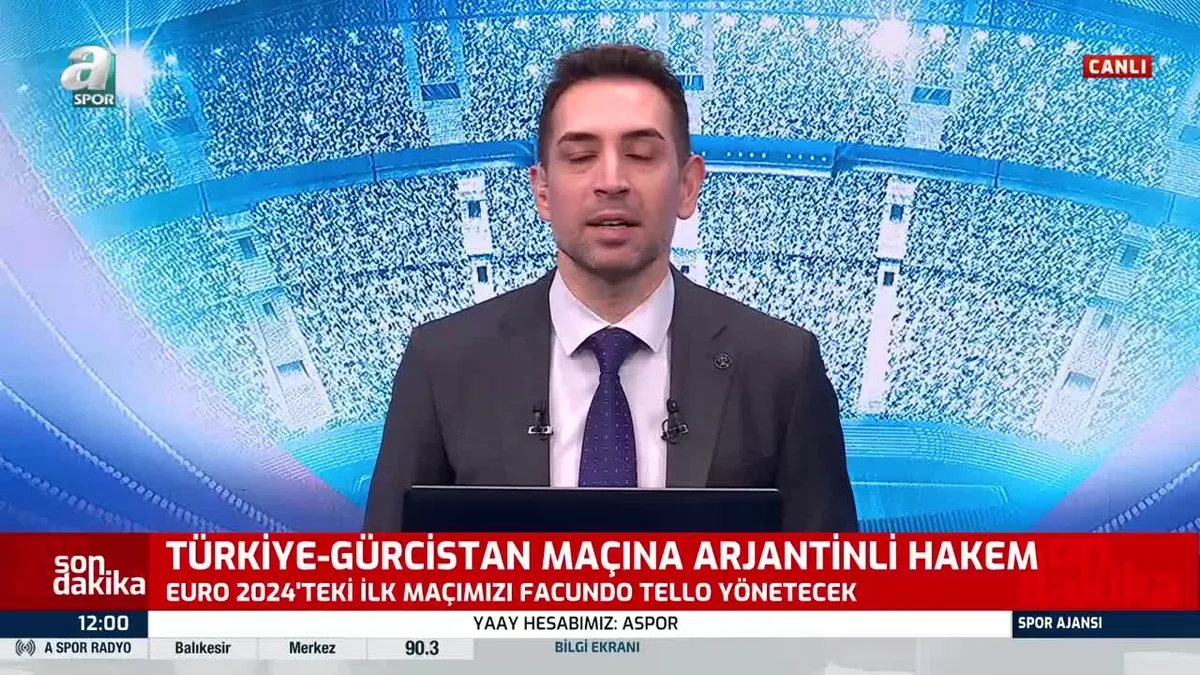 Türkiye – Gürcistan maçına Arjantinli hakem!