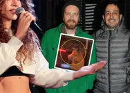 Engin Öztürk Sarp Apakın eşi Bengisu Apakla yakalandı o anlar olay! Yanlarında Esra Ruşanda vardı yüzünü gizledi arkasına bakmadan kaçtı ama nafile...