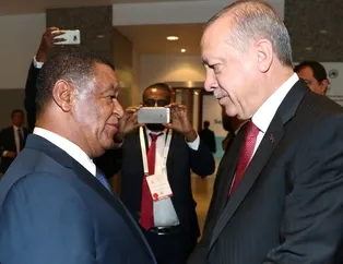 Başkan Erdoğan ile Etiyopya Cumhurbaşkanı'ndan samimi görüntüler