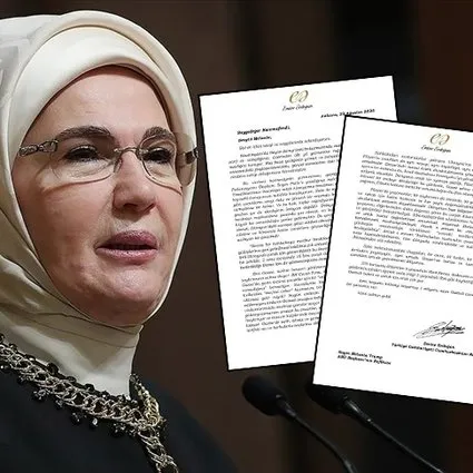 Emine Erdoğan’dan Melania Trump’a mektup! Zulme uğrayan çocuklar için ortak vicdan çağrısı | Kabineden destek paylaşımları