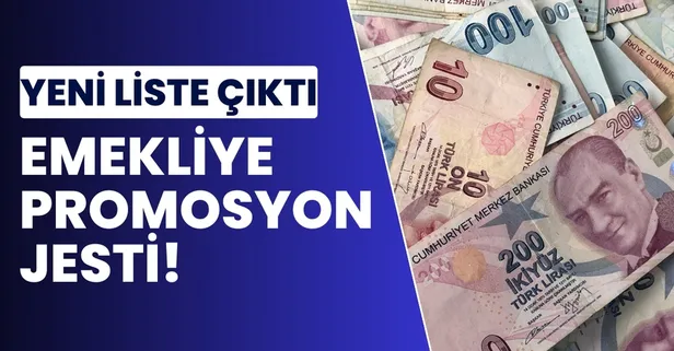 Maaşı 10.010 11.050 12.100 TL'yi aşan şahane promosyon kıyağı: Emekliye kombo jest duyurusu 09.10 sularında yapıldı!