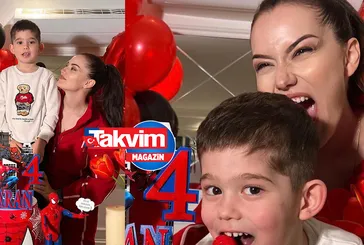 Renkli pozlara yorum geldi: Maşallah güzel aileye Burak Özçivit ve Fahriye Evcen çiftinden oğullarına doğum günü sürprizi!