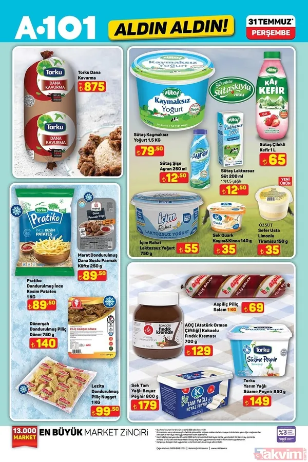 A101 7 Ağustos Perşembe kataloğu açıklandı! Bu hafta neler var? İşte tam ürün listesi ve fiyatlar - 6