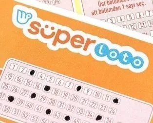 Süper Loto çekiliş sonucu sorgulama ekranı!