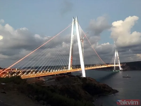 Yavuz Sultan Selim Köprüsü'nde ilk gün trafiği - 24