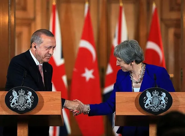 Erdoğan ve May ortak basın toplantısı düzenledi-1