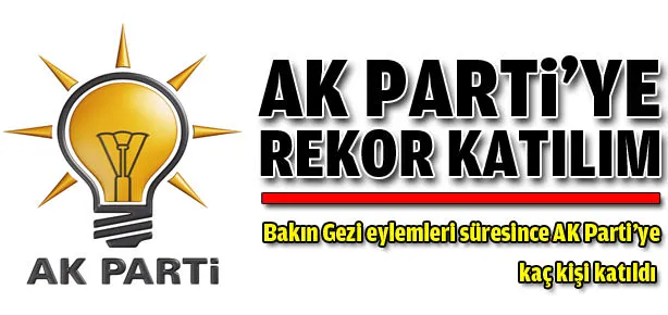 AK Parti’ye büyük katılım