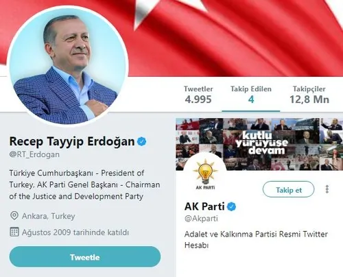 Cumhurbaşkanı Erdoğan, AK Parti'yi takip etmeye başladı-1