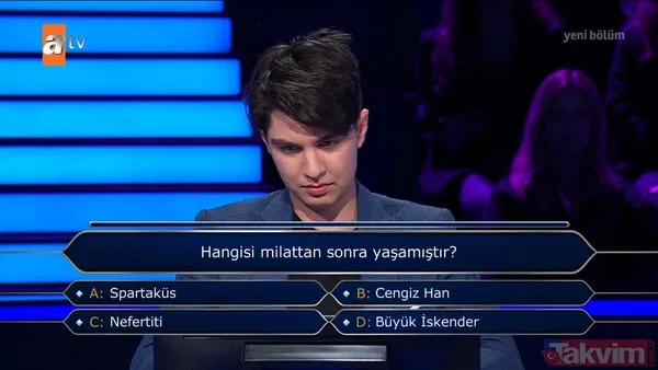 Kenan İmirzalıoğlu'nun sunduğu Kim Milyoner Olmak İster'de kafa karıştıran Demet Akalın sorusu - 50