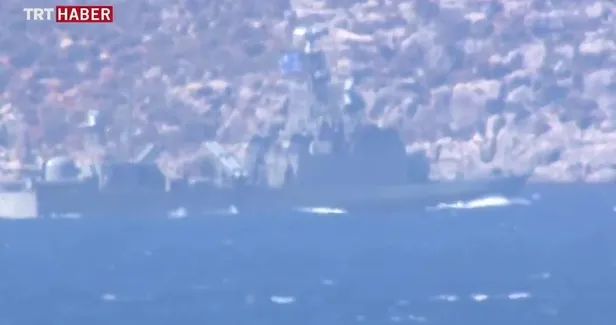 Son dakika: Meis Adası'nda Yunan provokasyonu! Askeri hareketlilik böyle görüntülendi-1