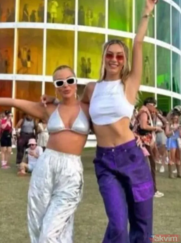 Acun Ilıcalı'nın sevgilisi Ayça Çağla Altunkaya'nın Şeyma Subaşı kokan hareketlerinin fiyatı akıllara zarar! Coachella 2023'te giydiklerinin fiyatı... - 9