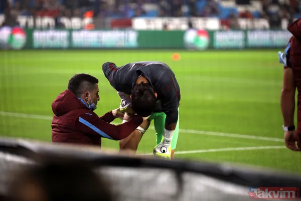 Trabzonspor - Gaziantep FK maçında ilginç olay! Arda Akbulut kaleye geçince Muhammet Taha Tepe maça motosikletle yetişti - 17