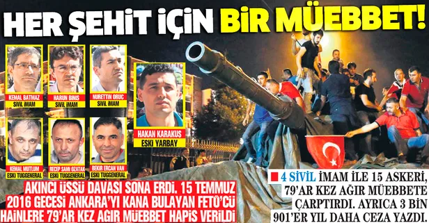 Akıncı Üssü davasında karar açıklandı: Her şehit için bir müebbet