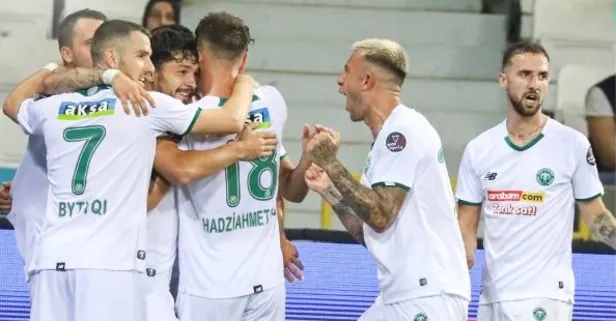 Son dakika: Konyaspor tek golle güldü!