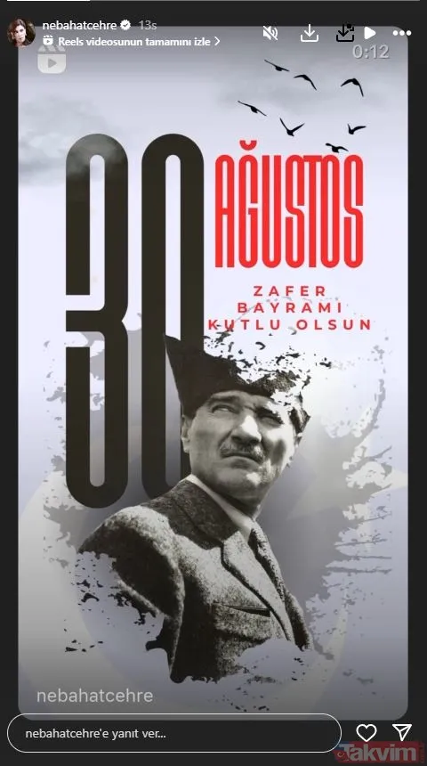 Ünlü isimlerden 30 Ağustos Zafer Bayramı paylaşımları! Demet Akalın, Müge Anlı, İbrahim Tatlıses, Alişan, Sinan Akçıl... - 22