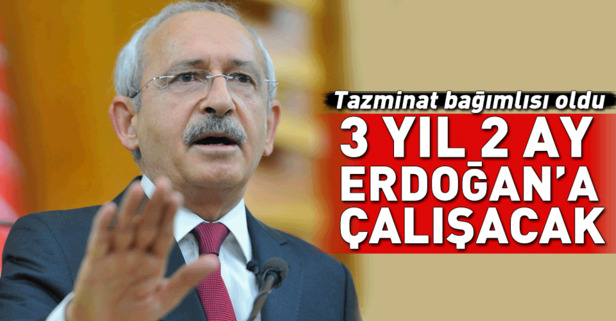 Kılıçdaroğlu tazminat bedelini icraya yatırdı