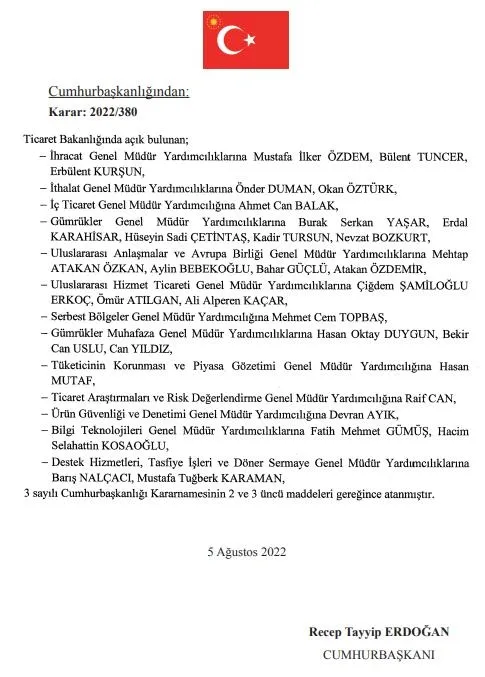 bazi-bakanlik-kurum-ve-kuruluslara-iliskin-atama-kararlari-resmi-gazetede-1659749585774.jpeg Bazı bakanlık kurum ve kuruluşlara ilişkin atama kararları Resmi Gazete'de yayımlandı-16