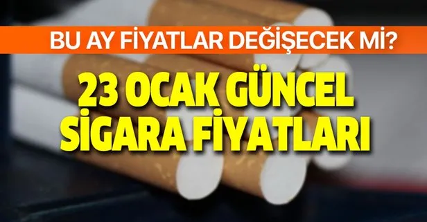 Sigaraya zam var mı? İşte 23 Ocak güncel fiyat listesi