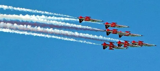 Rize’de Türk Yıldızları gösterisi nefes kesti
