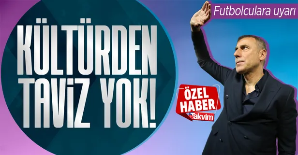 Abdullah Avcı, Antalya maçı öncesi futbolcularını uyardı: Kültürden taviz yok!