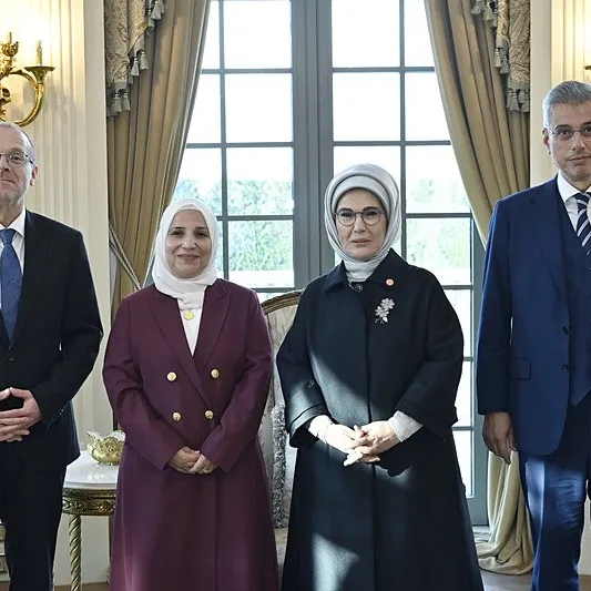 Emine Erdoğan DSÖ heyetiyle görüştü