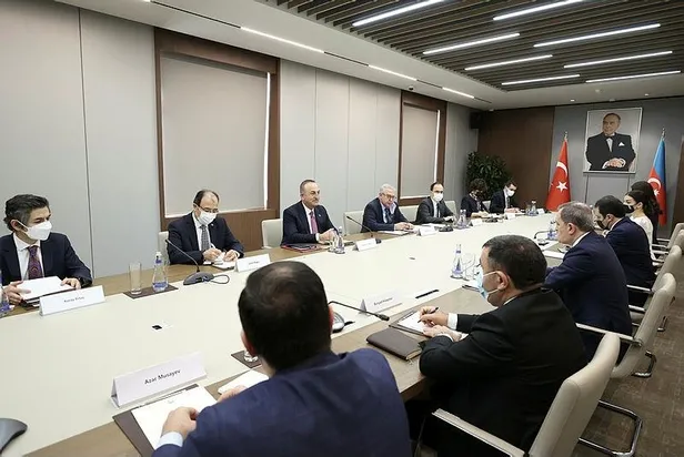 Dışişleri Bakanı Çavuşoğlu'ndan Bakü'de flaş açıklamalar: Ateşkesin her yerde olması lazım-2