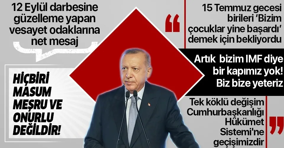Başkan Erdoğan: Hiçbiri masum değildir