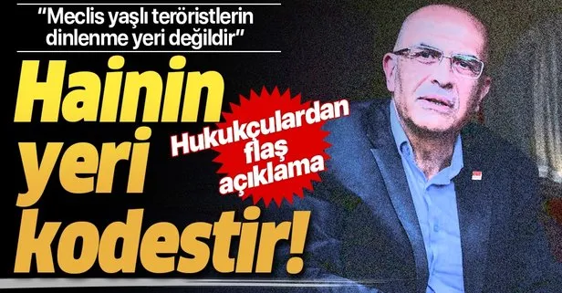 İki HDP’li ve bir CHP’linin milletvekilliğinin düşürülmesini değerlendiren hukukçular: Hainin yeri Meclis değil kodestir!