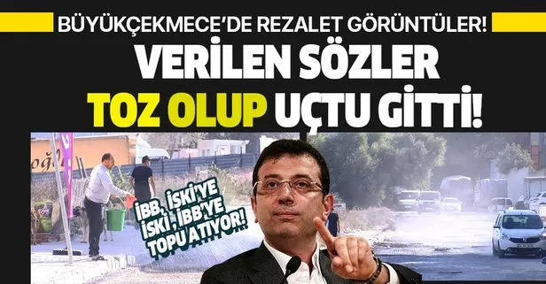 Büyükçemece'de rezalet görüntüler!