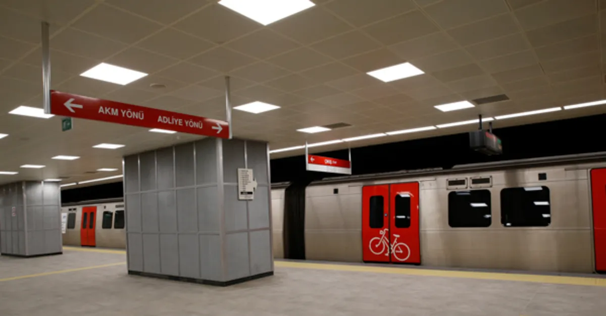Ankara’nın kilit noktasına metro! AKM-Gar-Kızılay Metro Hattı yarın açılıyor