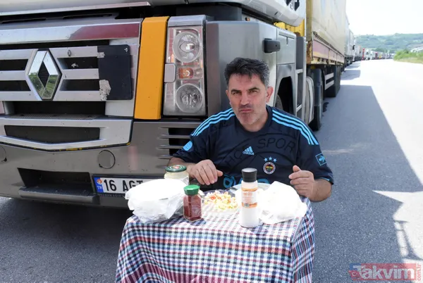 Edirne'den Bulgaristan'a açılan Hamzabeyli Sınır Kapısı'nda TIR kuyruğu 39 kilometreyi buldu - 9