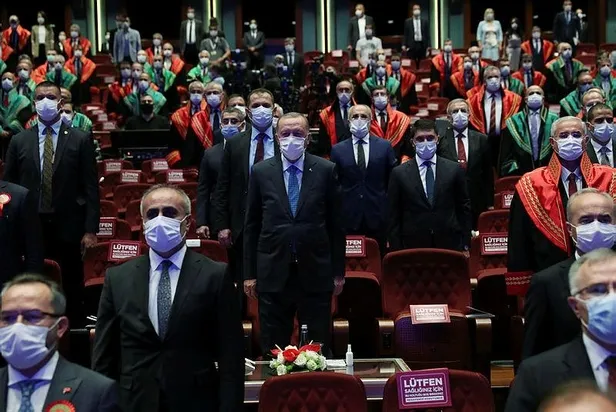 Son dakika: Başkan Erdoğan'dan 2020-2021 Adli Yılı açılış töreninde önemli açıklamalar-3