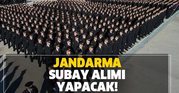 Jandarma muvazzaf-sözleşmeli subay alımı yapıyor!
